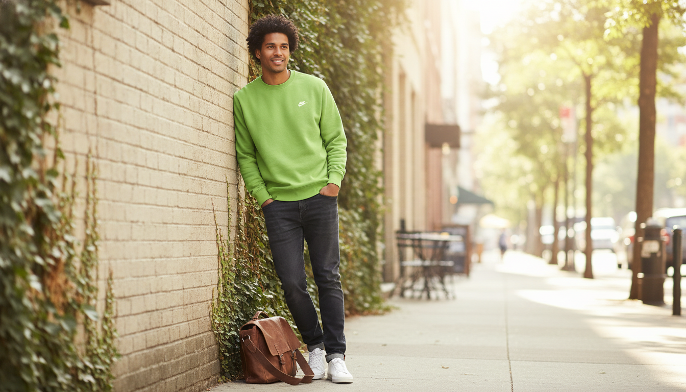 Nike Men’s Green Sweatshirt: Fit, Feel & Styling Tips